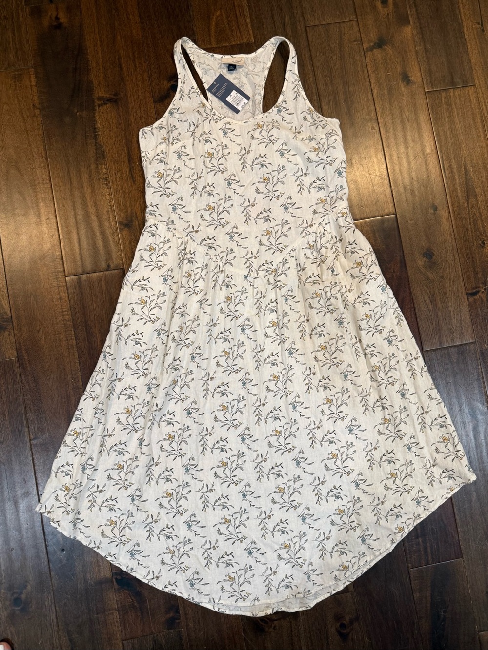 Girls White Floral Tank Dress - Universal Thread
